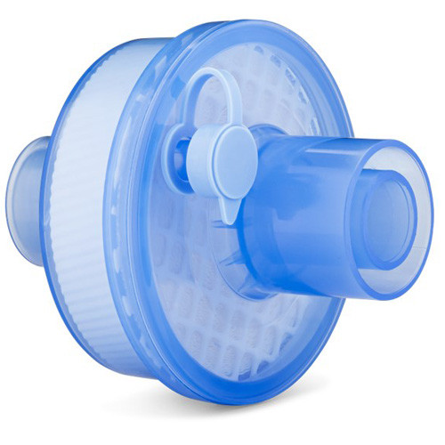 HUMID HEAT MOISTURE EXCHANGERS HMEF FILTER BACTERIAL/VIRAL >150-1500ML STRAIGHT O2 PORT HUMID-VENT (45/CS) [400-HHF1]