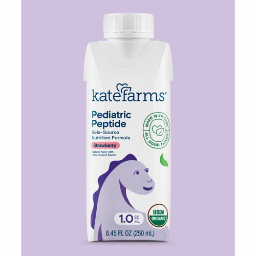 NUTRITIONALS PEPTIDE 1.0 PEDIATRIC STRAW 8.45OZ CTN MADE USA KATE FARMS (12/CS) [808-31321]