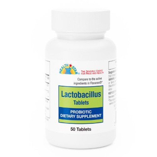 SUPPLEMENTS PROBIOTIC CAPSULES LACTOBACILLUS COMPARE TO FLORANEX (50/BTL) [PH854F]