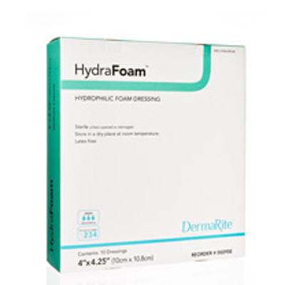 DRESSINGS FOAM HYDROPHILIC NON-ADH LF ST 6IN X 6IN (10/BX) [600-6210-6]