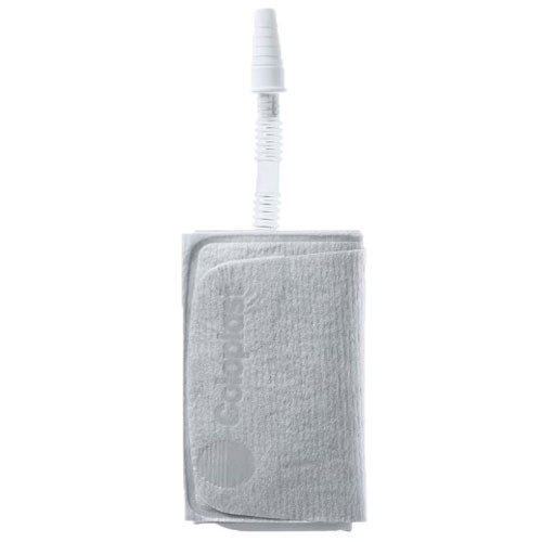 LEG BAGS CONTOURED FLOCKED W/COMFORT STRAP CLAMP 13CM TUBING 8.5OZ 250ML CONVEEN ACTIVE (30/BX) [028-25502]