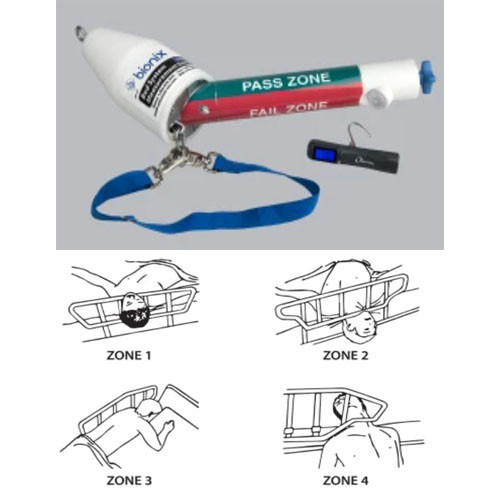 BEDS ACCESSORIES MEASUREMENT DEVICE ENTRAPEMENT ZONES F/HOSPITAL BED (EA) [487-B4000]