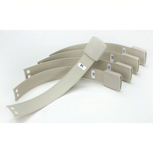 ALARMS ACCESSORIES DEVICE REPLACEMENT WRIST STRAP SZ 10 GRAY (5/PK) [500-462C87]