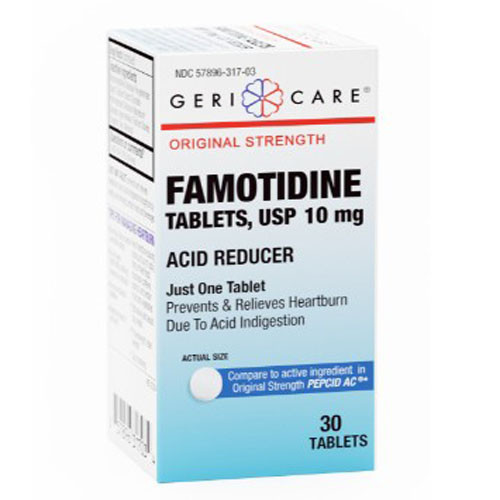 ANTACIDS FAMOTIDINE 10MG TABLETS COMPARE TO PEPCID AC (30/BX) [PH172-30]