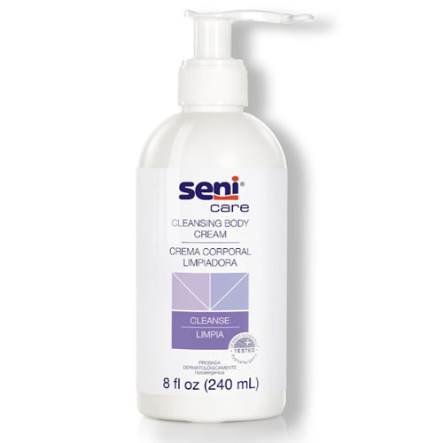 CLEANSERS MOISTURIZING WASH CREAM 8OZ NO RINSE PUMP BOTTLE (6/CS) [100-MC4N1]