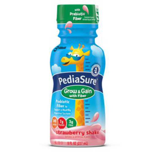 NUTRITIONALS PEDIASURE W/FIBER F/CHILD 8OZ BTL STRAW GROW & GAIN (24/CS) [154-56368]