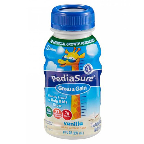 NUTRITIONALS PEDIASURE F/CHILD 8OZ BTL VAN (24/CS) [154-67533]