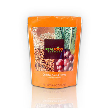 NUTRITIONALS REAL FOOD BLENDS 9.4OZ PKT QUINOA KALE & HEMP (12PKT/CS) [799-49748]
