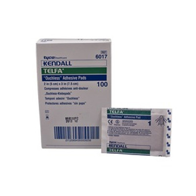 DRESSINGS NON-ADH ABS PADS ADH BORDER LF ST 2IN X 3IN ISLAND TELFA (100/BX 24BX/CS) [150-6017]