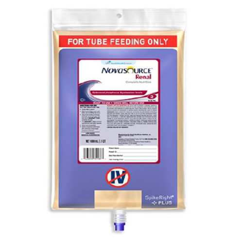 NUTRITIONALS NOVASOURCE RENAL 1000ML BAG VAN (6/CS) [160-351801]