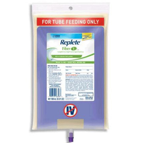 NUTRITIONALS REPLETE FIBER HI PROTEIN 1500ML BAG UNFLV (4/CS) [159-26359]