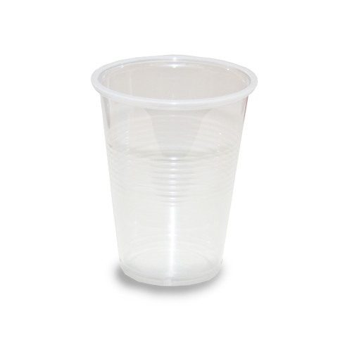 CUPS DRINKING PLASTIC DISP RIBBED 5OZ TRANS HVY WT RELIANT (100/SL 25SL/CS 2500/CS) [500-PLC5]