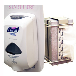 DISPENSERS ACCESSORIES BRACKET TISSUE F/WELLNESS CENTER PURELL (EA) [GJ2429-TB]