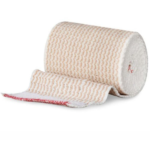 BANDAGES COMPRESSION WRAP ELASTIC W/VELCRO LF NS 4IN X 5YD COMPARE TO ACE (10/BX 5BX/CS) [500-VEB4]