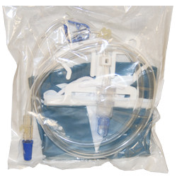 DRAINAGE BAGS W/ANTI REFLUX DRIP CHAMBER DISCREET COVER 2000ML DISP LF FIG LEAF (20/CS) [SG10270]