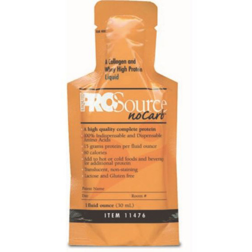 NUTRITIONALS PROSOURCE PROTEIN LIQ 1OZ PKT SUGAR FREE UNFLV (100PKT/CS) [637-11476]