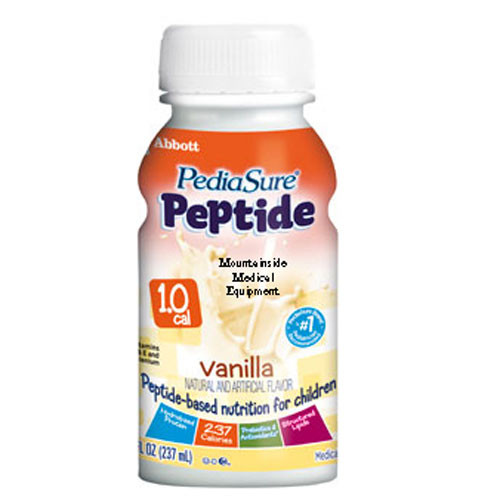 NUTRITIONALS PEDIASURE PEPTIDE 1.0 CAL F/CHILD 8OZ BTL VAN (24/CS) [154-67407]