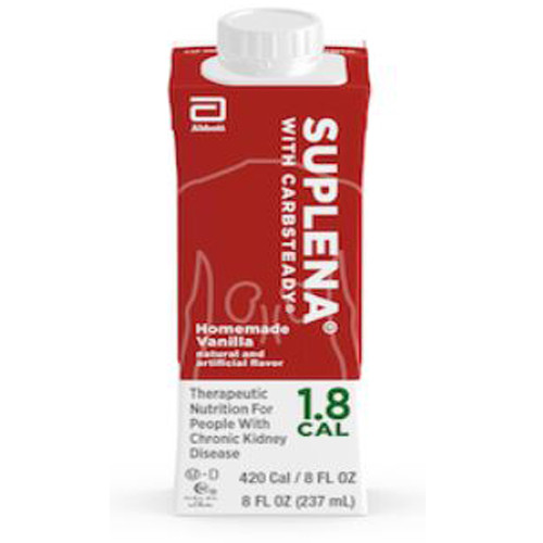 NUTRITIONALS SUPLENA W/CARBSTEADY F/KIDNEY DISEASE HOMEMADE 8OZ ARC VAN (24/CS) [154-64794]