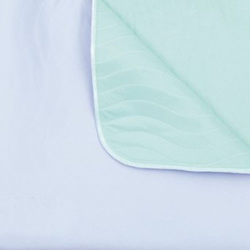 UNDERPADS REUSABLE 34IN X 36IN MOD SOAKER 65/35 COTTON/POLYVINYL GREEN BACKING (2DZ/CS) [600-UPAD-MV]