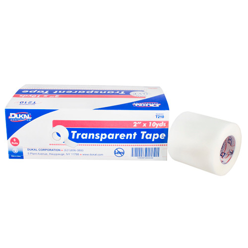 TAPES SURGICAL PLASTIC TRANS LF NS 2IN X 10YD (6RL/BX 12BX/CS) [600-TT02-EA]