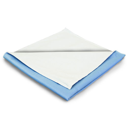 UNDERPADS REUSABLE 34IN X 36IN SUPER SOAKER VINYL BLUE BACKING (2DZ/CS) [600-UPAD-SPR]