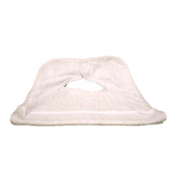 CLOTHING PROTECTOR BIBS VELCRO 18IN X 34IN STANDARD WHITE (25DZ/CS) [600-BIB-WHT]