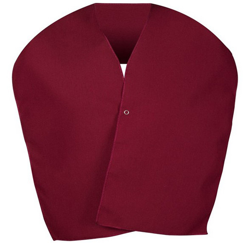 CLOTHING PROTECTOR SCARF W/GRIPPER POLY SERGED MRN (72/CS) [600-CP-SCARF-MRN]