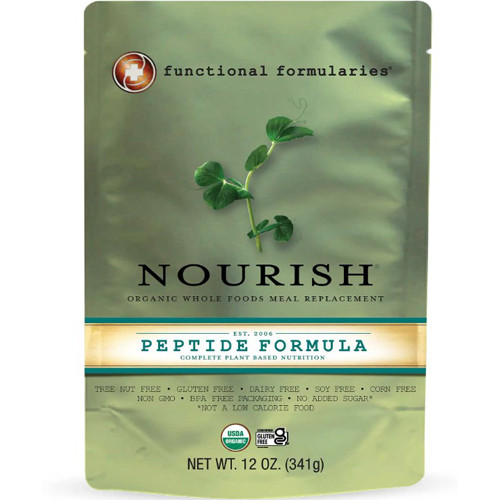 NUTRITIONALS NOURISH PEPTIDE LIQ FOOD BLENDS 12OZ PKT ORGANIC MADE USA (24PKT/CS) [635-NOUPWS124-EA]