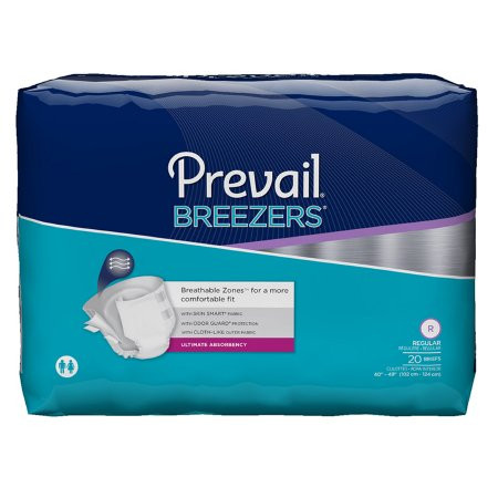BRIEFS DIAPERS ADULT SUPER ABS DISP LF 59-64IN XL BEIGE BREEZERS MADE USA (15/PK 4PK/CS) [009-PVB014-PK]
