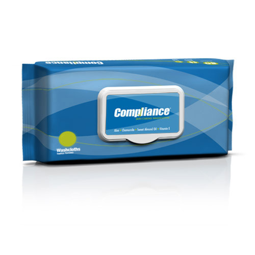 WIPES MOIST DISP PREMIUM STRENGTH LF 9IN X 13.5IN W/ALOE NEUTRAL SOFT PACK W/LID COMPLIANCE (48/PK 12PK/CS) [600-WC4N1-P-PK]