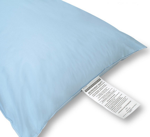 PILLOWS REUSE 20IN X 26IN 20OZ BREATHABLE STAPHCHECK ANTI-BAC BLUE (12/CS) [600-PW2026B]