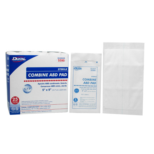 DRESSINGS ABD PADS ST 5IN X 9IN (1EA/PK 25PK/BX 16BX/CS) [500-AP59S-EA]