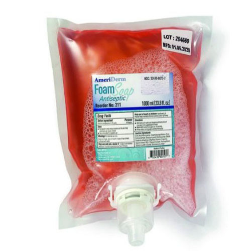 SOAPS ADVANCED FOAM HAND LOTION ANTIMIC 1000ML AMERIWASH (6/CS) [100-DD1000-FSAL]