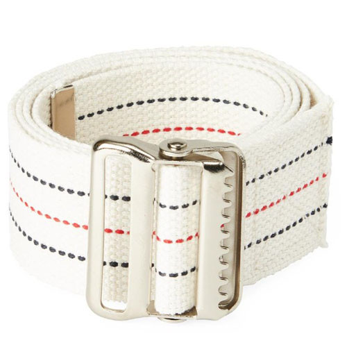 BELTS GAIT W/METAL BUCKLE 2IN / 60IN LENGTH (EA) [122-MDT828203NAT]