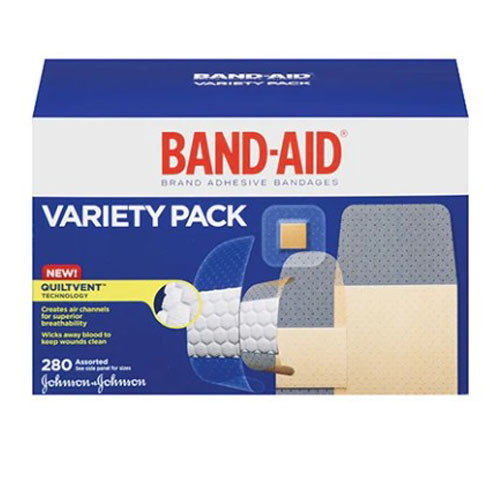 BANDAIDS MULTIPLE SIZE VARIETY PK (280/BX) [158-47069]