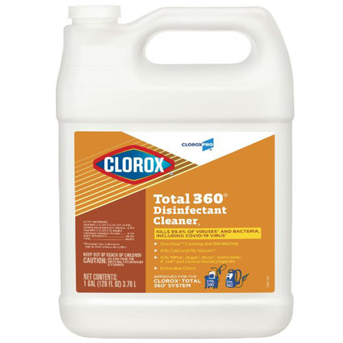 CLEANERS DISINFECTANT HARD SURFACE GERMICIDAL BLEACH 360 1 GAL CLOROX PRO (4GAL/CS) [CLO31650]