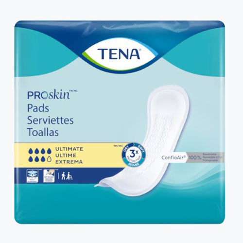PADS BLADDER CONTROL GUARDS HVY ABS DISP LF 16IN WHITE TENA (33/PK 3PK/CS) [250-47709]