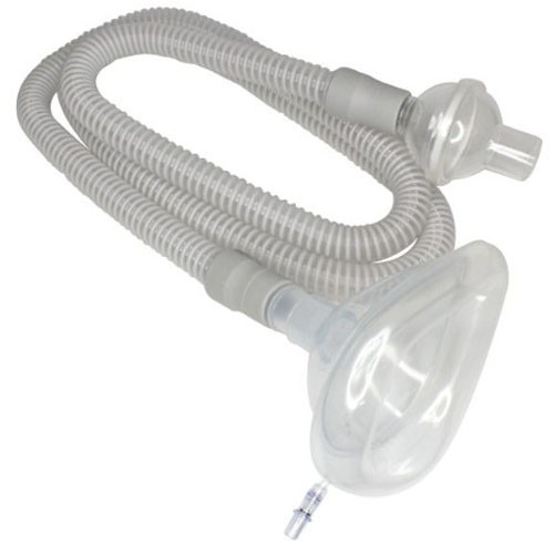 OXYGEN VENTILATOR COUGH ASSIST CIRCUIT KIT W/MASK, CONNECTOR FINAL BACTERIA FILTER & 6FT TUBING SM SUNSET (EA) [781-CAKIT004S]