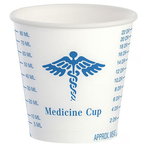 CUPS MEDICINE PAPER DISP PORTION 3OZ (50/SL 100SL/CS) [425-R3-43107]