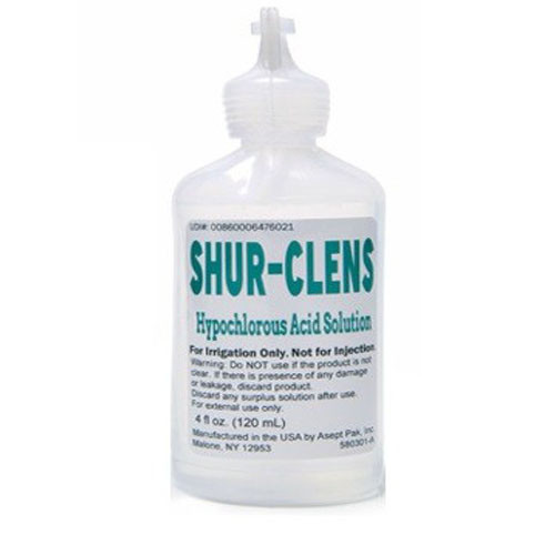 CLEANSERS WOUND HYPOCHLOROUS ACID SOLUTION 4OZ BOTTLE SURE-CLENS (24/CS) [983-980098]