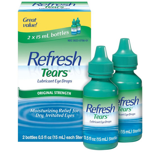 EYE DROPS LUBRICANT ARTIFICIAL TEARS ST 1OZ REFRESH (1BTL 2BTL/BX) [PH978]
