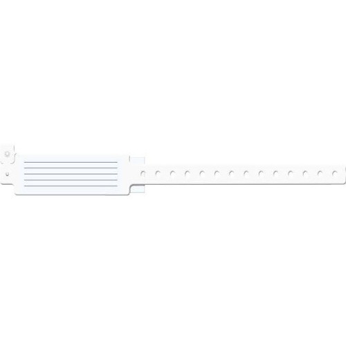 ID BANDS/BRACELET RESIDENT LF FITS WRIST SIZES UP TO 12IN WHITE (250/BX) [122-MDS133037W]