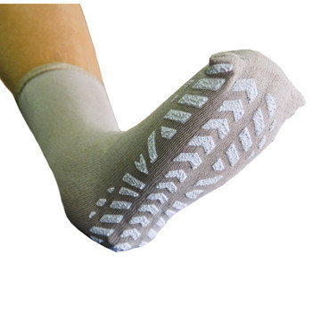 SLIPPERS TERRY TREADS W/O SOLE LG BLUE COMPLIANCE SOLN (48PR/CS) [600-SL07-CS]