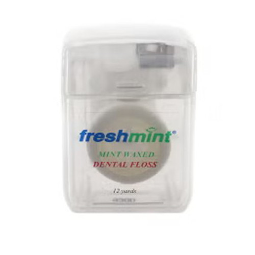 DENTAL FLOSS WAXED MINT 12YD FRESHMINT (144/CS) [100-DF12]