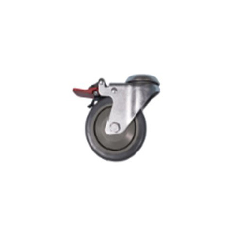 ACCESSORIES CASTOR W/BRAKE 4IN REAR FOR 500-LP600 LIFTS ELECTRIC MANUAL BASE 600LB CAP W/SLING (EA) [500-LP600-4LC]