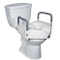 SEATS RAISED TOILET 5IN W/ARMS LOCKING 300LB CAP RETAIL PACK (EA) [500-TS02A-RTL]