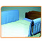 BEDS RAILS PADS HALF VINYL VELCRO 34IN X 11IN X 1IN BLUE COMPLIANCE SOLN (PR) [600-BRP1134-PR]