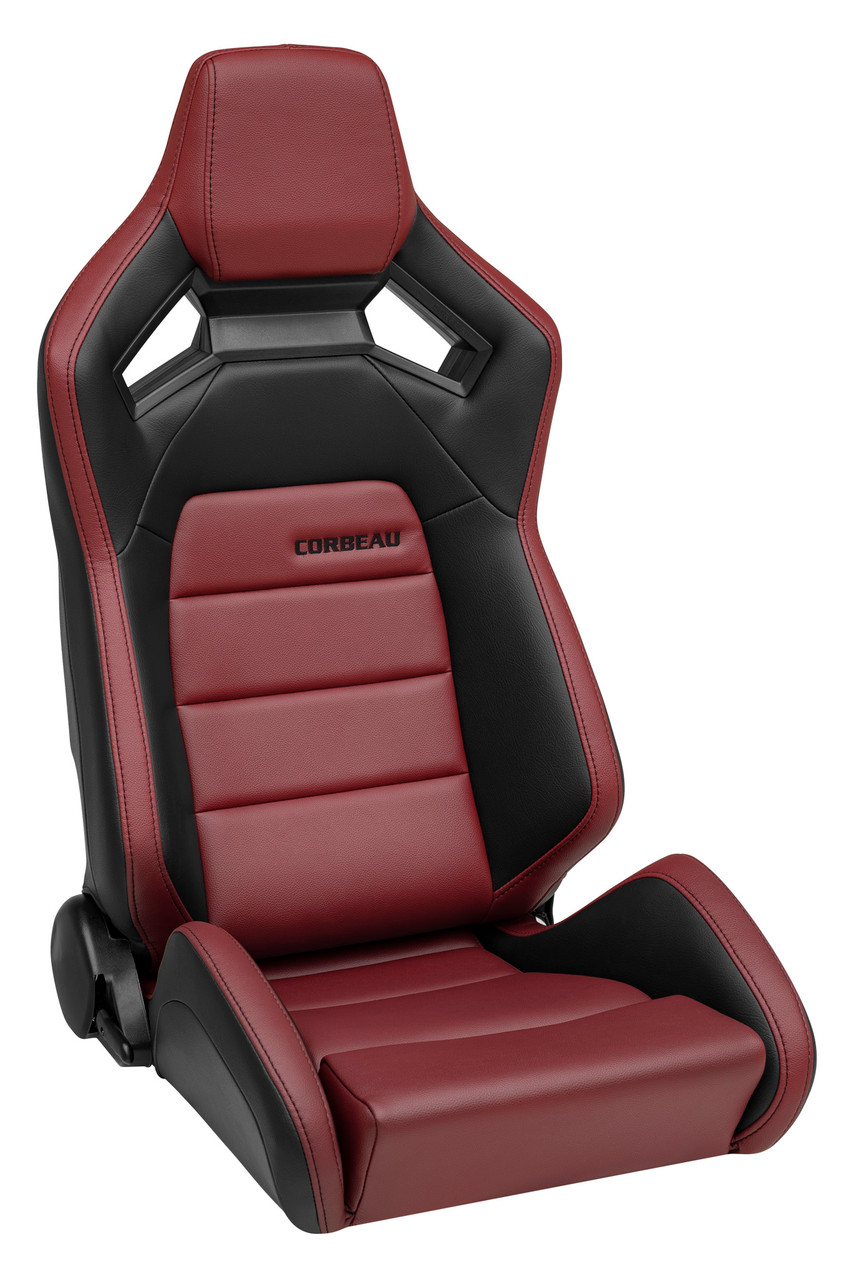 red reclining racing seats