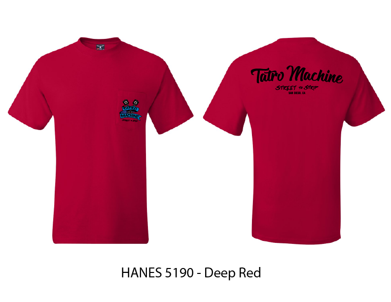 Hanes 5190 SSP 6oz Short Sleeve Pocket T-Shirt