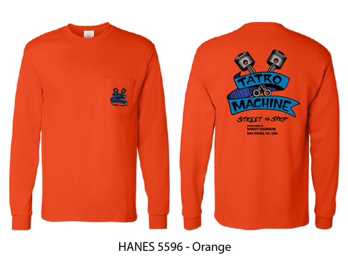 Hanes 5596 LSP 6oz Long Sleeve Pocket T-Shirt